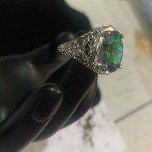 faux 925 sliver ring